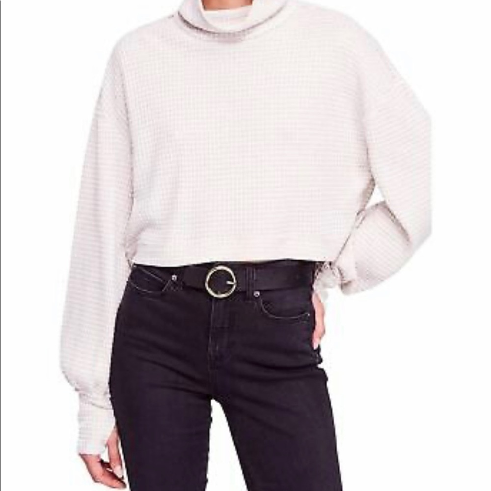 Free People Cropped Long Sleeve